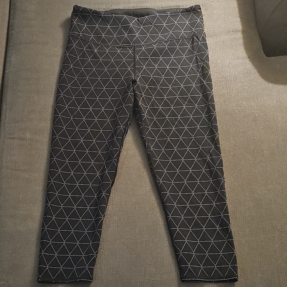 Victoria's Secret Woman''s Black Triangle Pattern Pants